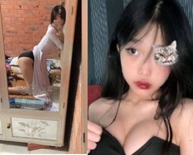 Bỏng nữ sinh đang suy nghĩ cách địt thỏa mãn nhất