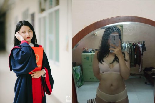 Đã tốt nghiệp, nữ sinh sẵn sàng để bạn 